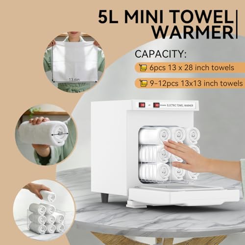 VERYTOP Towel Warmer 5L-White 2-in-1 view 3