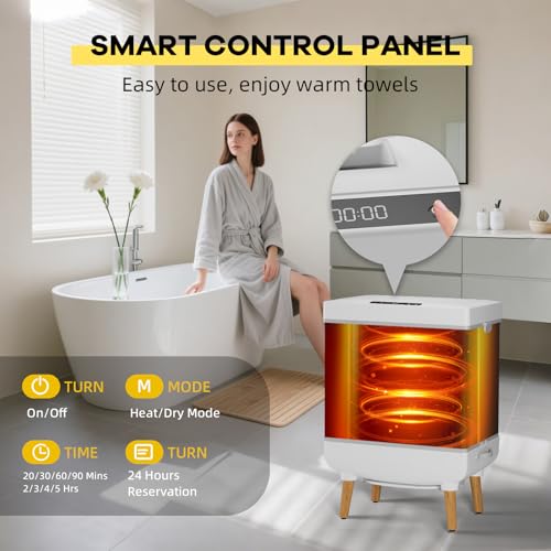 homfan Towel Warmers for Bathrooms view 5