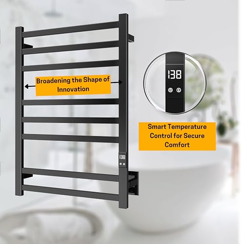 PeakTrivol Heated Towel Rack Matte view 2