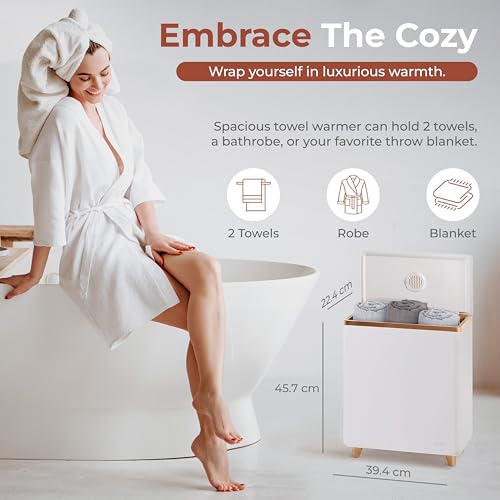 SereneLife Luxury Rectangle Towel Warmer view 2