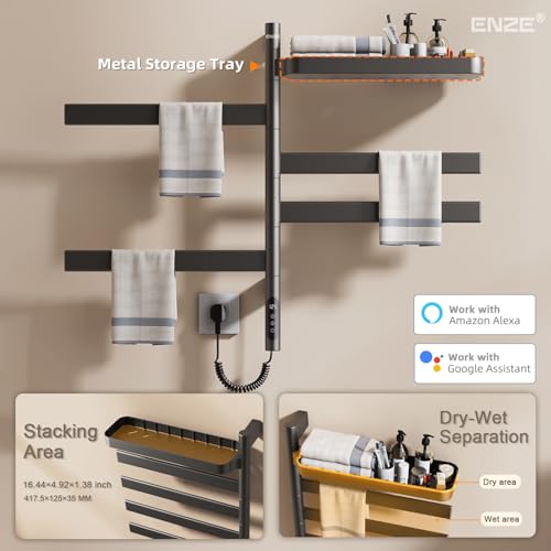 ENZE Smart Rotating Heated Towel view 4