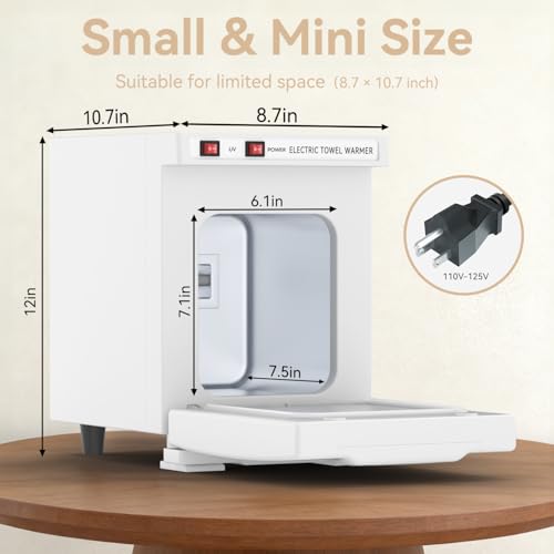 VERYTOP Towel Warmer 5L-White 2-in-1 view 4