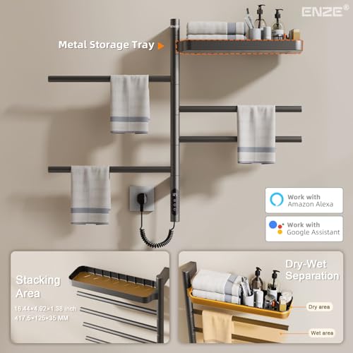 ENZE Smart Rotating Heated Towel view 4