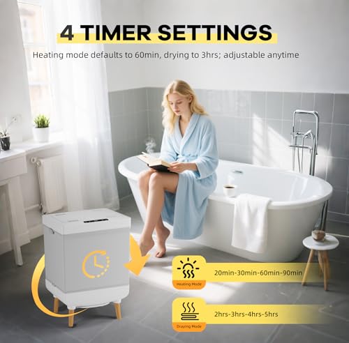 homfan Towel Warmers for Bathrooms view 3