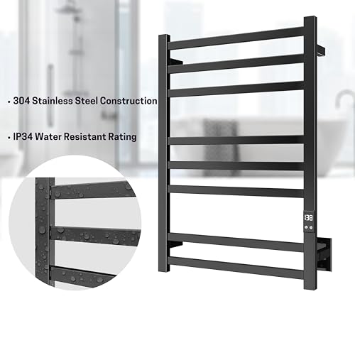 PeakTrivol Heated Towel Rack Matte view 4