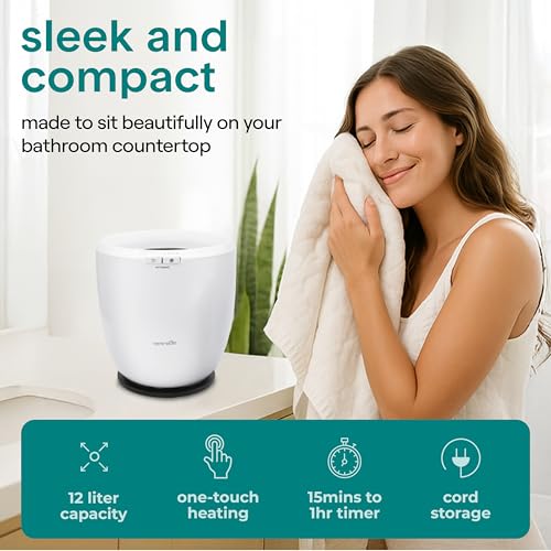 SereneLife Counter Towel Warmer Bucket view 2