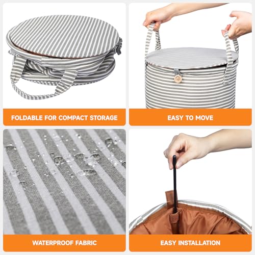 38L Foldable Towel Warmer Bucket view 2
