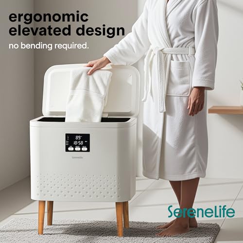SereneLife Rectangular Towel Warmer Bucket view 3