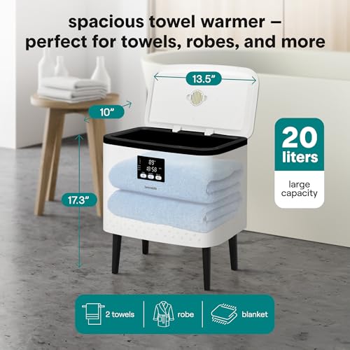 SereneLife WiFi-enabled Towel Warmer Bucket view 4