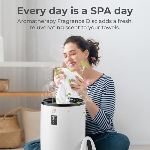 SereneLife Towel Warmer Bucket Style view 3