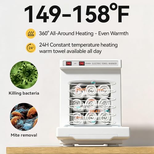 VERYTOP Towel Warmer 5L-White 2-in-1 view 2