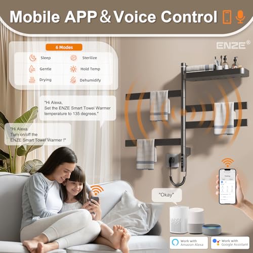 ENZE Smart Rotating Heated Towel view 3